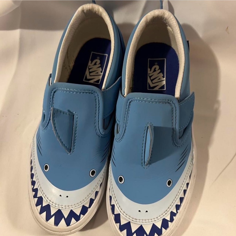 Vans Kids Blue Shark Sneakers
